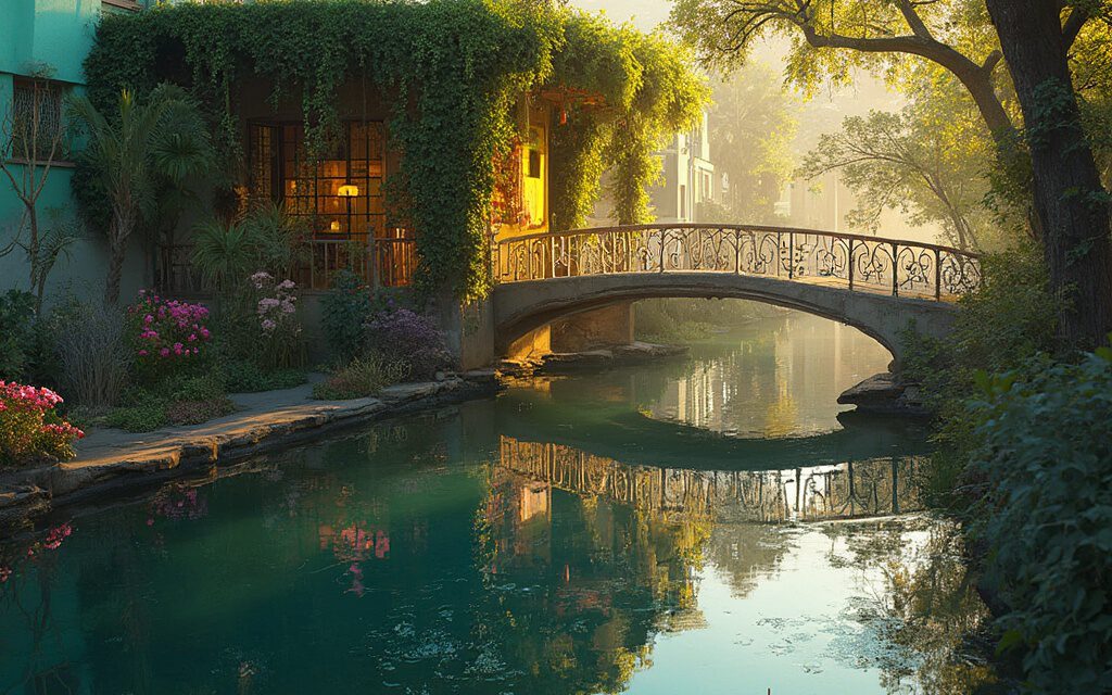 Entdecke die charmanten Kanäle von Venice Canals in L.A.