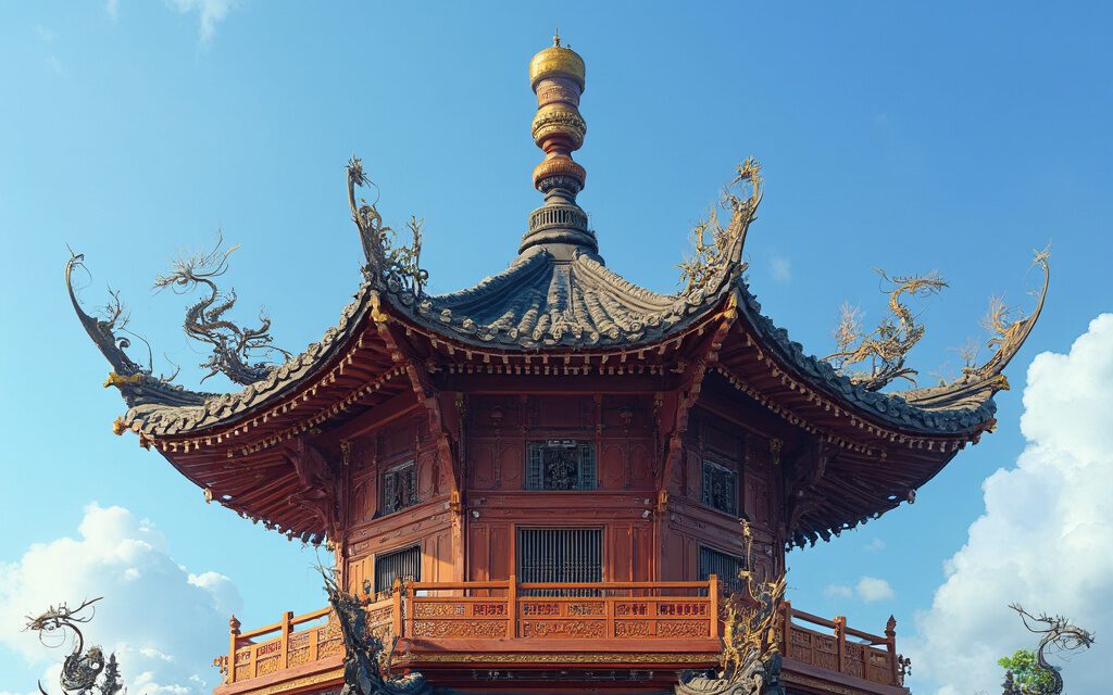 Vietnamesische Tempel und Pagoden: Ein architektonisches Wunder