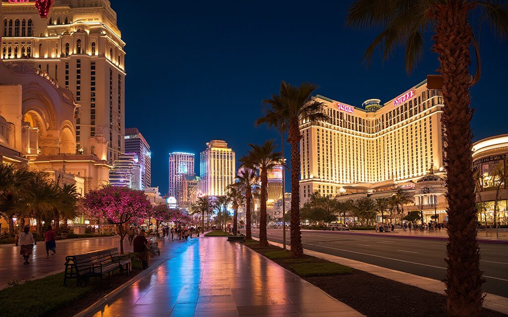 Vom Wüstenörtchen zur glitzernden Metropole: Las Vegas